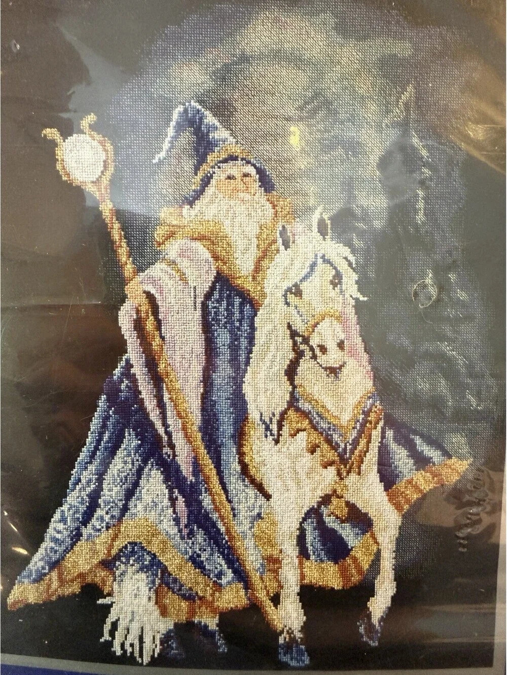 Janlynn Counted Cross Stitch Platinum Collection 2002 Moonlight Wizard New RARE